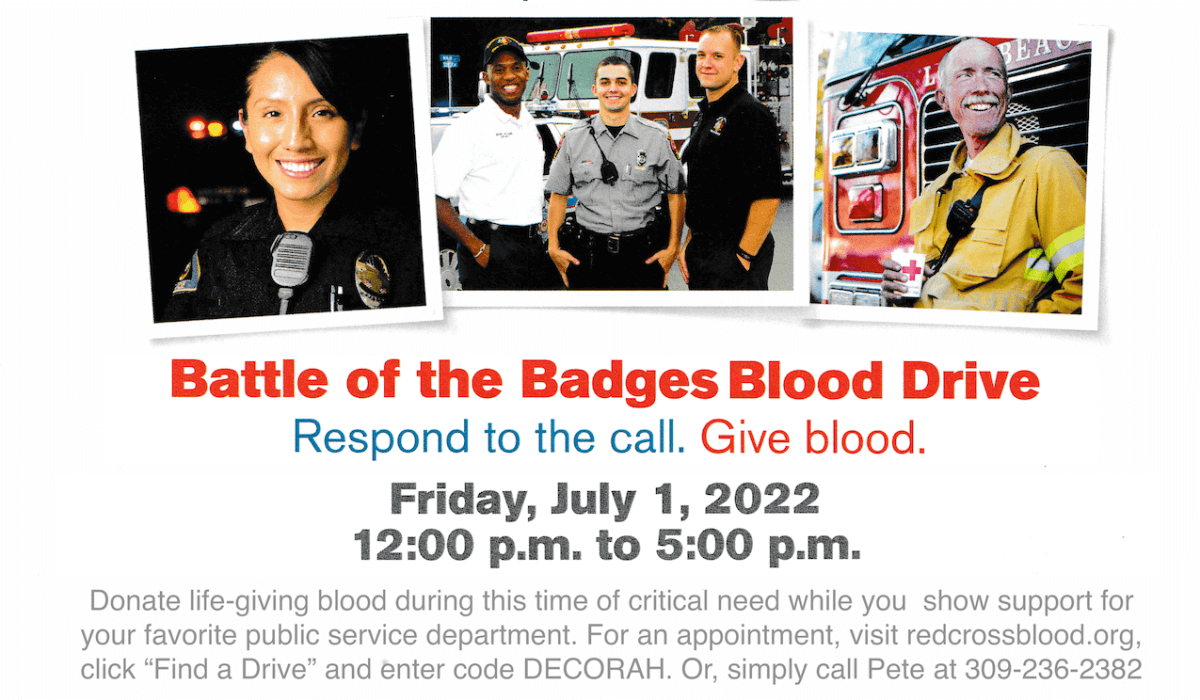 Post Photo for July Battle of the Badges Blood Drive